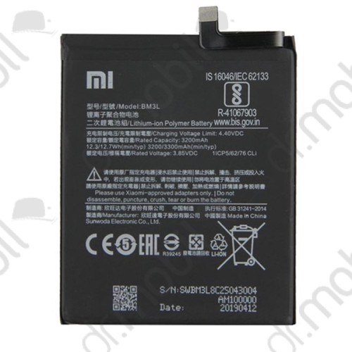 Akkumulátor Xiaomi Mi 9, 3300mAh Li-iON (BM3L kompatibilis)